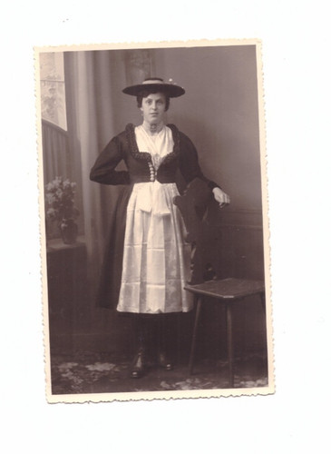 Foto ansichtskarte mädel - foto,