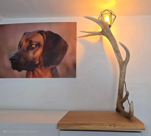 Imposante rothirsch stehlampe - imposante, rothirsch-stehlampe