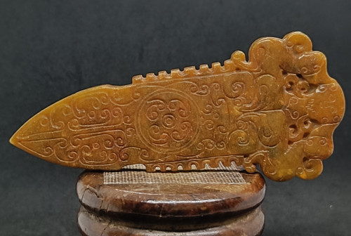 Alte jade nephrita geschnitzt - jade,
