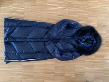 Daunenmantel Wintermantel blau Größe 38