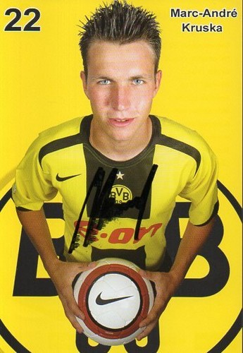 Autogramm marc andre kruska - autogramm,