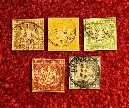 Württemberg 1857 minr - 1857, 6-10