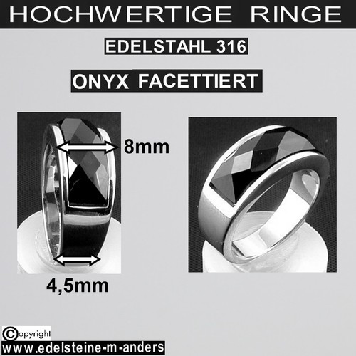 Fingerring bandring edelstein - fingerring,
