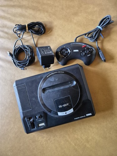 Sega mega drive schwarz - mega, 1