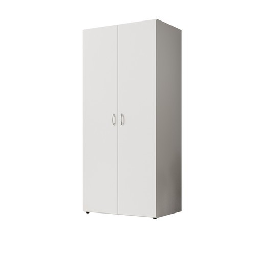 Drehtürenschrank weiß 2 - drehtürenschrank,