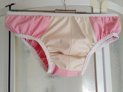 Herren gummihose adult l - -,
