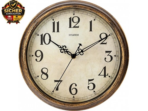 Wanduhr vintage stil - -, vintage-stil