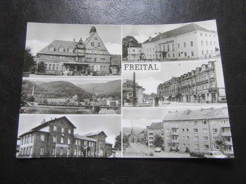 Freital bahnhof - ak, freital,bahnhof