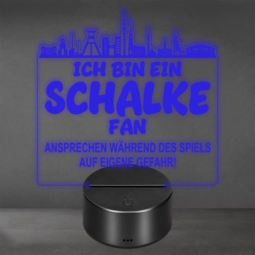 Schalke fan fußball - schalke, led