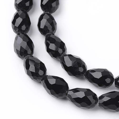 Glasperlen tropfen 12x8mm - 15,