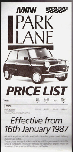 Austin mini park - park, lane