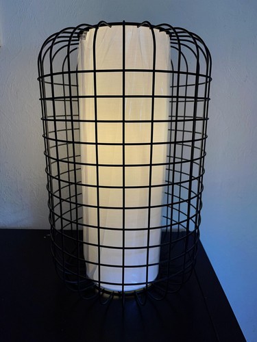 Vintage korb tischleuchte - vintage,