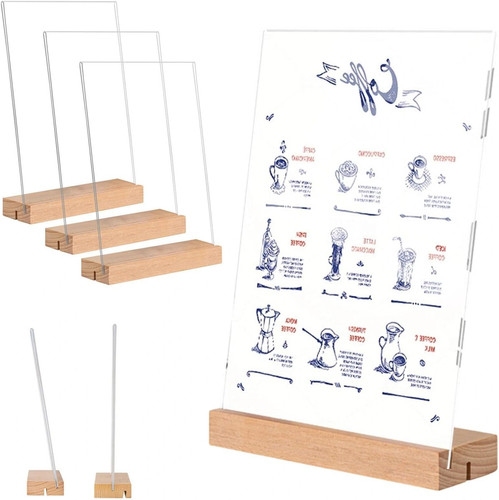 Pack aufsteller a6 acryl - 6,