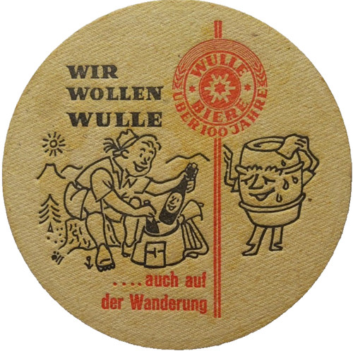 Alter bierdeckel brauerei - alter,