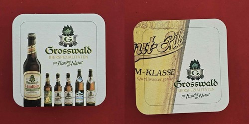 Grosswald bierflaschen - grosswald,
