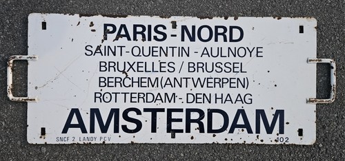 Plaque destination sncf - plaque,