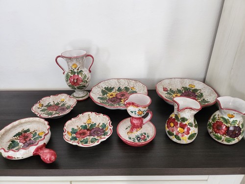 Steinzeug keramik 9teilig - steinzeug,