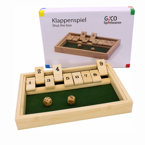 Shut the box 9er würfelspiel - shut,