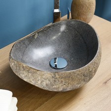 Waschbecken mit naturkante - waschbecken,