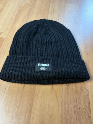 Puma beanie schwarz - puma, ribbed
