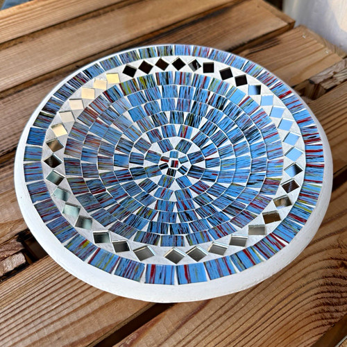 Runde mosaik dekoschale - runde, mosaik-dekoschale