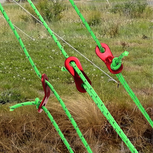 Zeltschnur neon grün