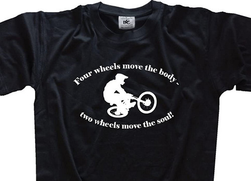 Two wheels move the - , bmx