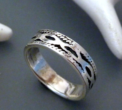 Silberring bandring tribal - silberring,