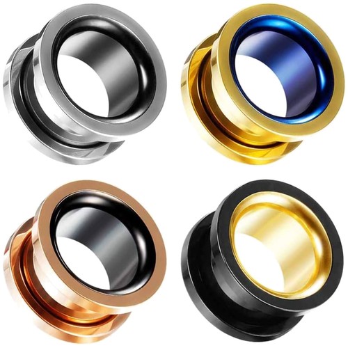 Ohr plugs edelstahl farbige - edelstahl,