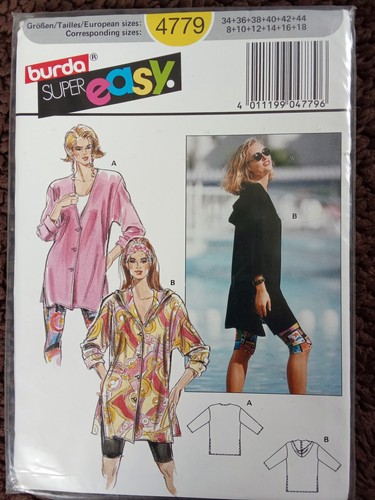 Burda super easy 4779 tunika - 4779,