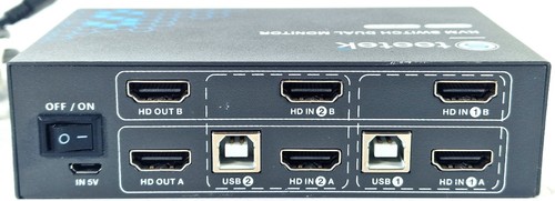 Steetek kvm switch dual - steetek,