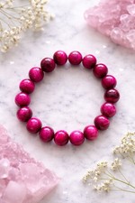 Pinkes perlenarmband - pinkes,