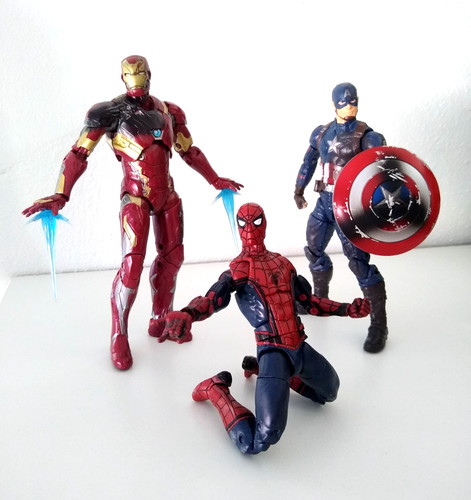 Marvel legends spider man iron - marvel, spider-man