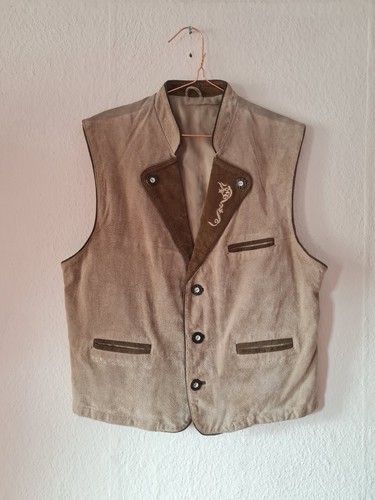Herren trachten leder weste - herren,