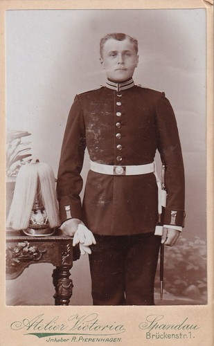 Cdv garde soldat spandau - -,