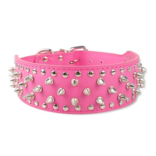 Echtleder hundehalsband breit - hundehalsband,