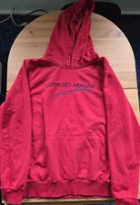 Giorgio armani hoodie pullover - armani,