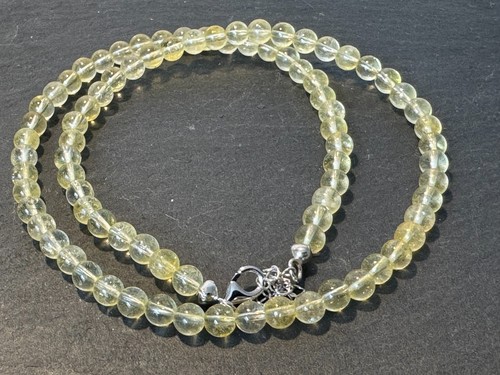 Citrin kugel kette collier 925 - kette,