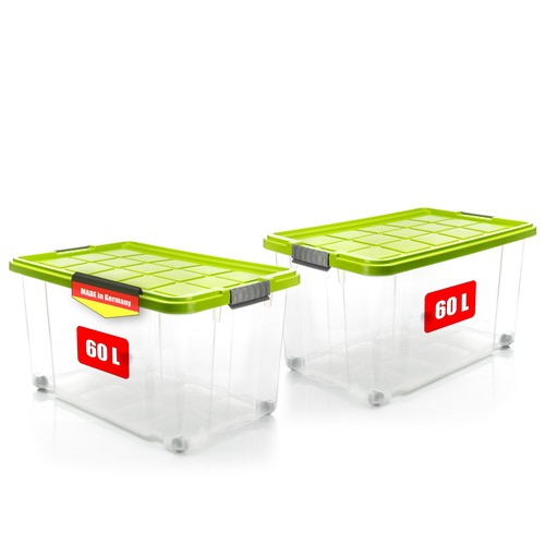 Aufbewahrungsbox mit - 2x, l