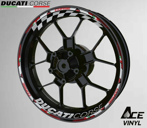 Ducati corse felgenaufkleber - corse,
