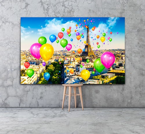 Acrylglas wandbild paris - wandbild,