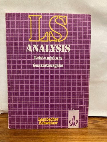 Lambacher schweizer analysis - lambacher,