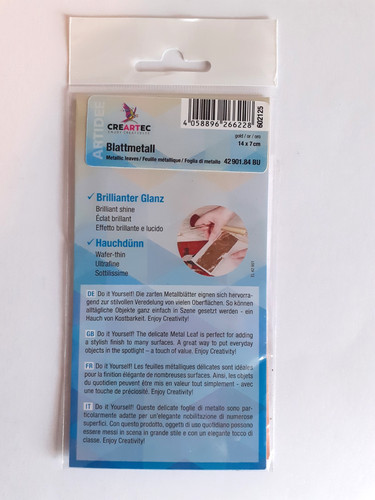 Blattmetall gold blatt x - gold,