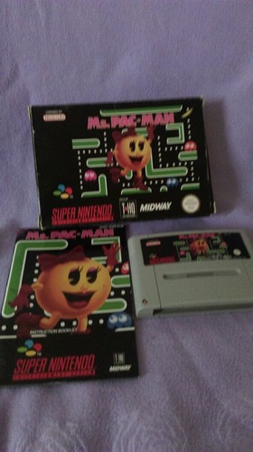 Pac man nintendo super - man,