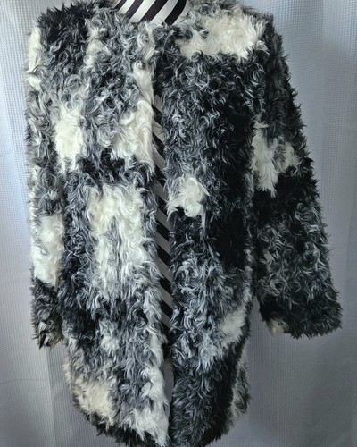Zara damen mantel kunstfell - damen,