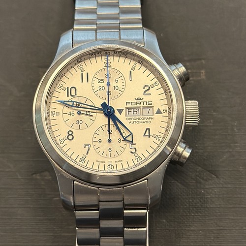 Fortis chronograph stahl - b-42,