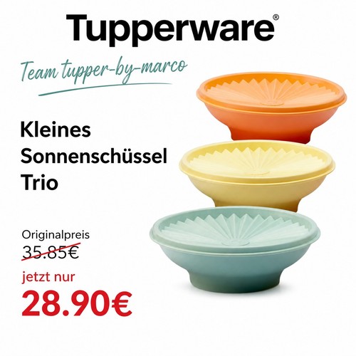 Tupperware sonnen trio - tupperware,
