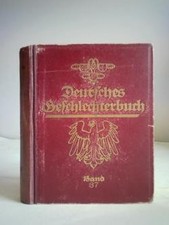 Deutsches geschlechterbuch - deutsches,