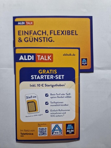 Aldi talk starterset - talk, neu