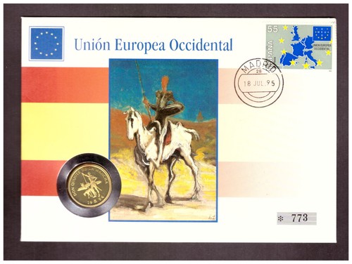 Numisbrief spanien aus 1995 - spanien,